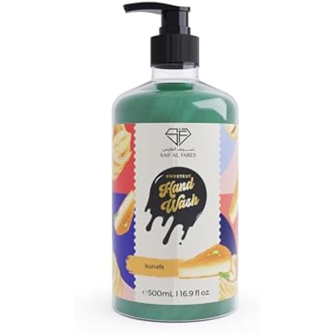 KUNAFA HAND WASH, 500 ML, GREEN, SWEETEST COLLECTION